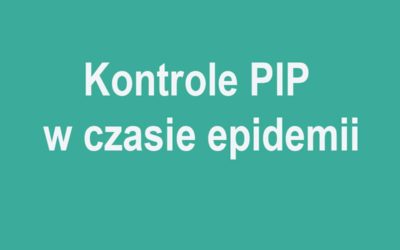Kontrole PIP w czasie epidemii